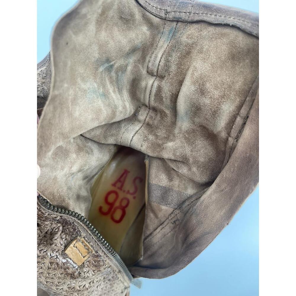 A.S.98 Brown Ankle Boots - Picture 11 of 16